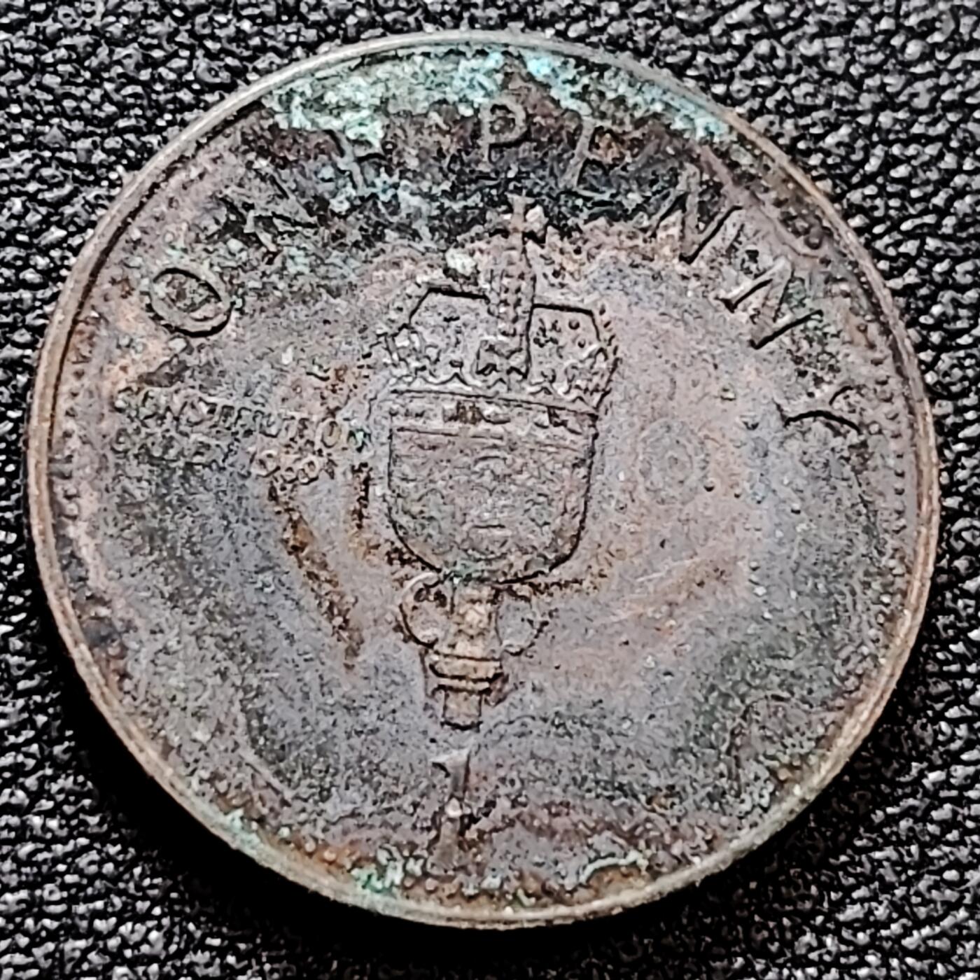 泉币菌-第160场-新年第三场 精品福利场 2006年 有锈 英属直布罗陀 1便士铜币 20.3mm 欧洲币 