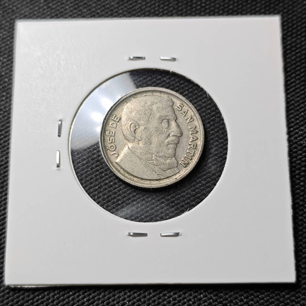 KK钱币收藏小铺  第383期  2月预留时间 周末发货  阿根廷10分纪念币