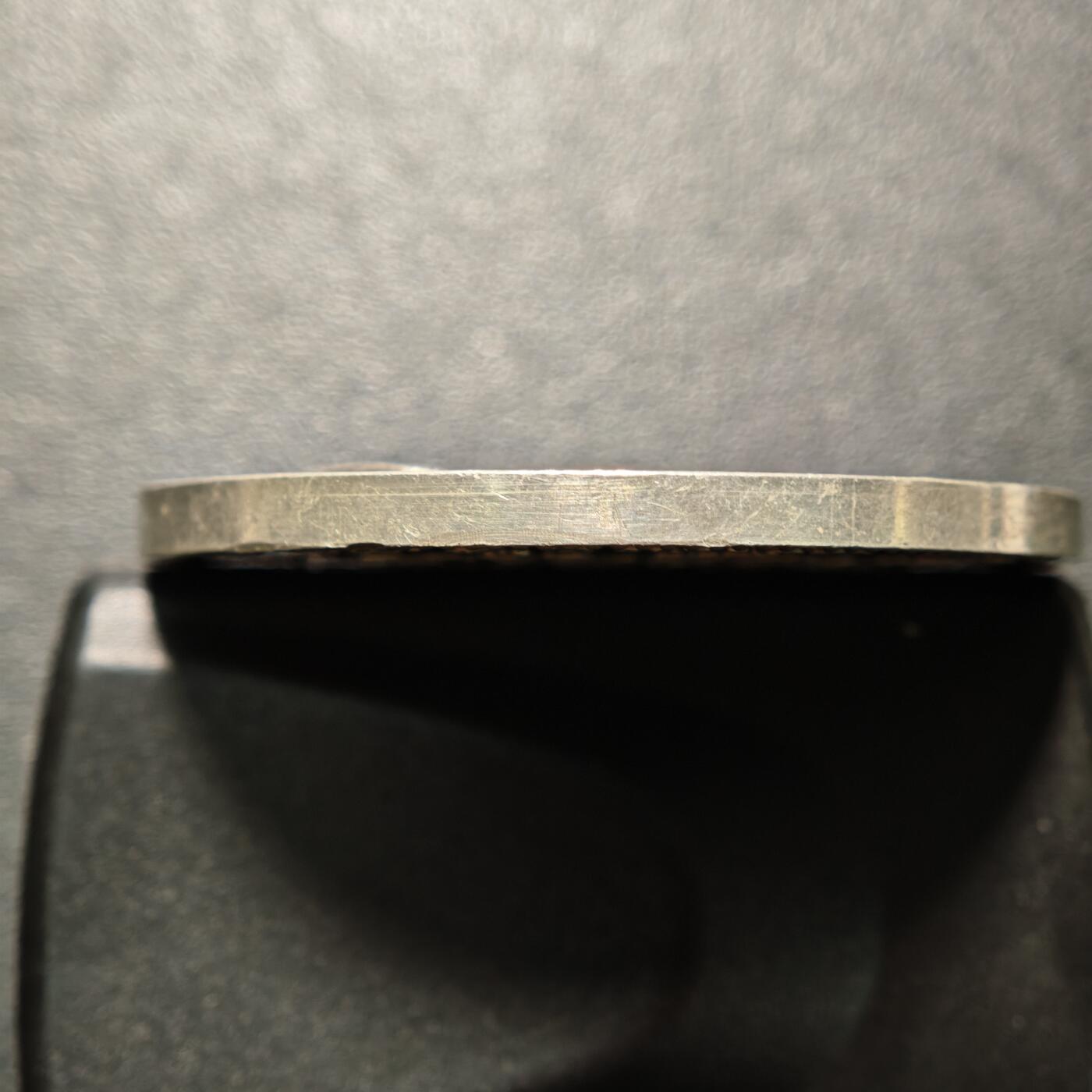 【德藏】世界币章拍卖第160期 1861年 德国普鲁士威廉一世与奥古斯塔皇后银婚纪念银章 浮雕感极强 直径约：45.1mm；重约：50.7g