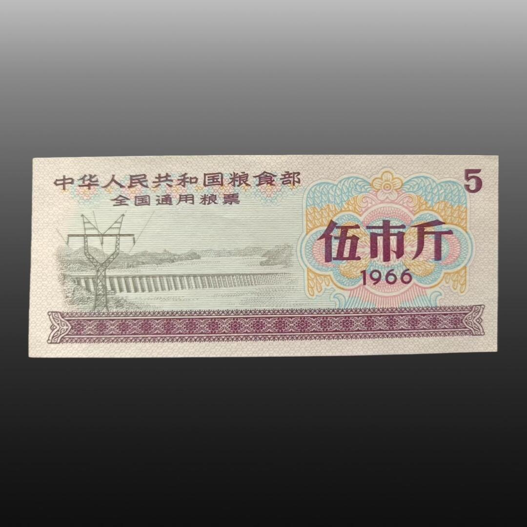 程曦曙光-安欣 粮票（1966年五市斤10张 壹市斤10张）