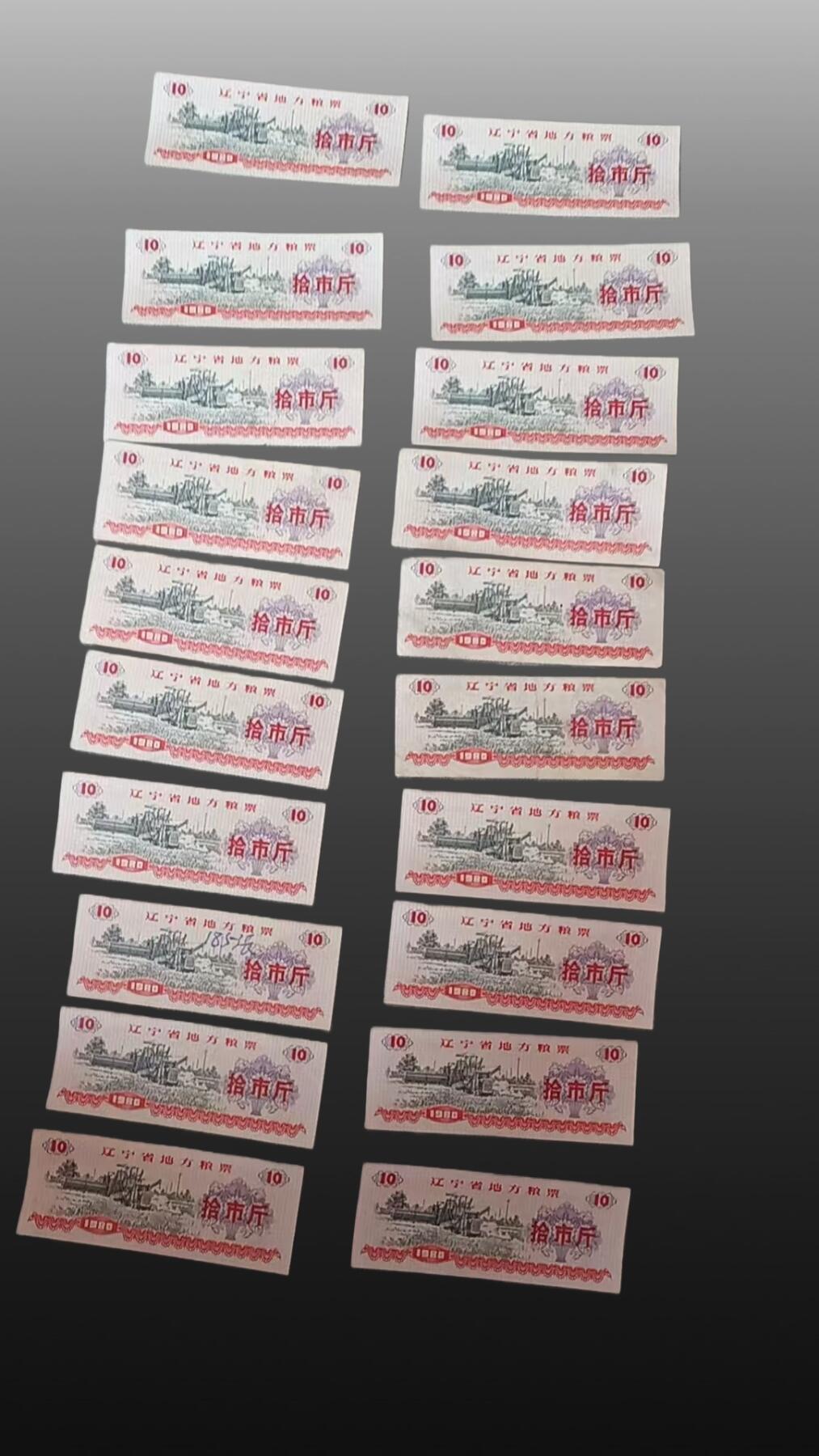 程曦曙光-安欣 全国通用粮票40张