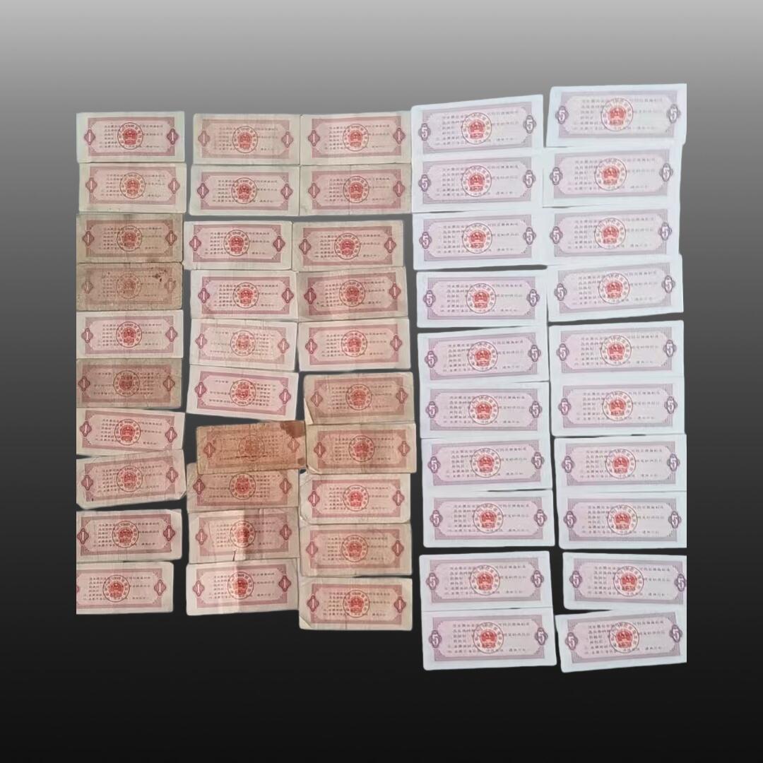 程曦曙光-安欣 全国通用5市斤粮票20张1市斤30张