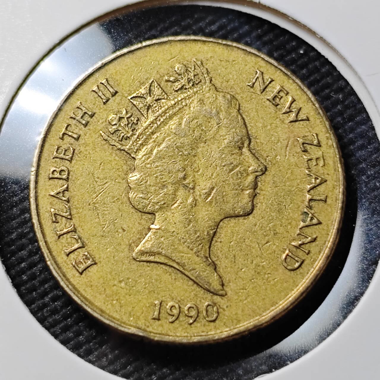 KK钱币收藏小铺  第383期  2月预留时间 周末发货  新西兰1元