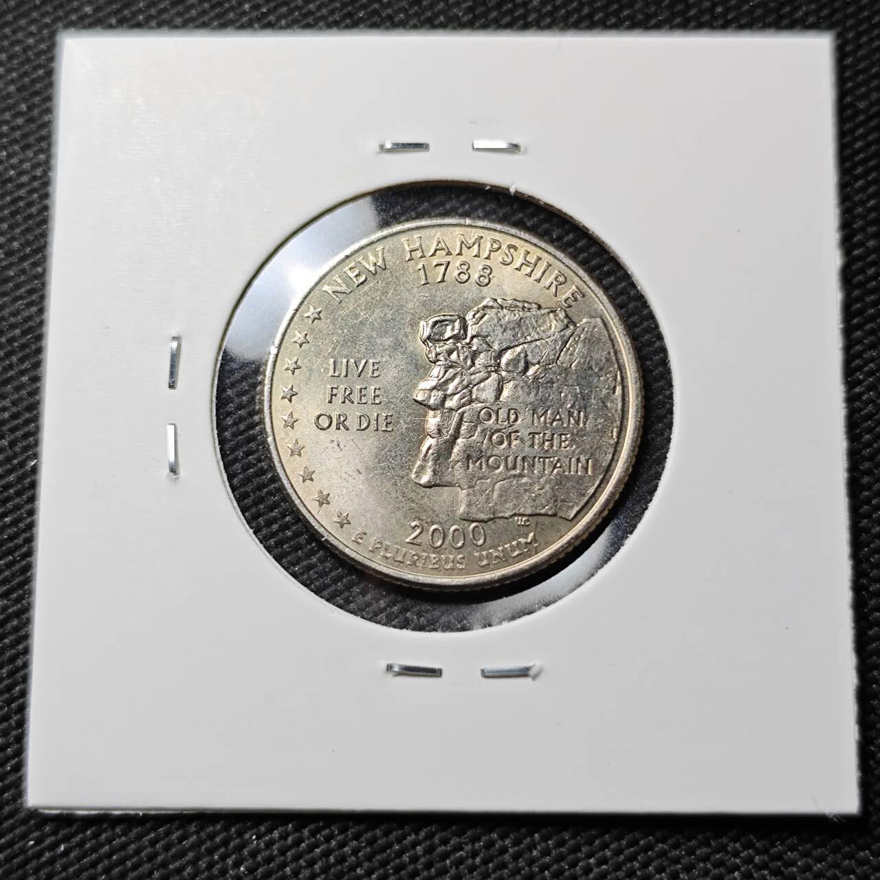 KK钱币收藏小铺  第383期  2月预留时间 周末发货  美国25分纪念币 好品