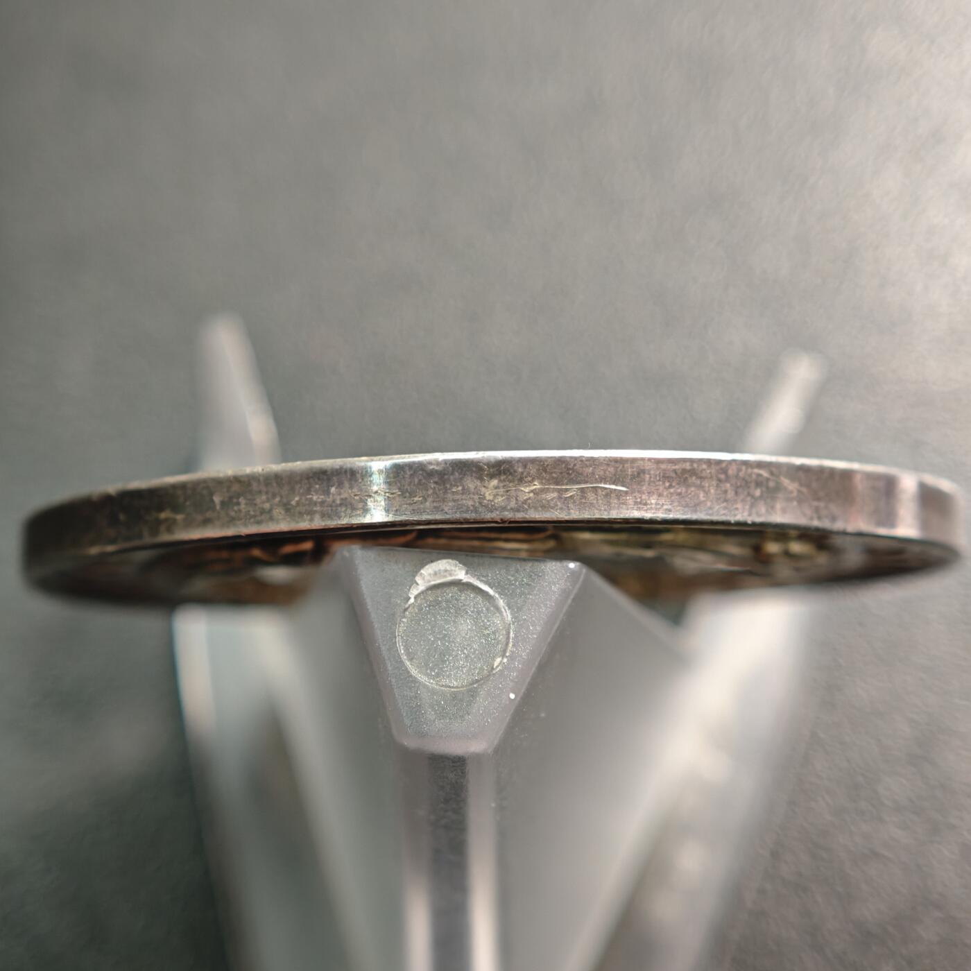 【德藏】世界币章拍卖第160期 1913年(刻字) 德国唯宝陶瓷公司(1843年创立)员工25年服务表彰纪念银章 原盒 刻字精美 直径约：50.3mm；重约：48.1g