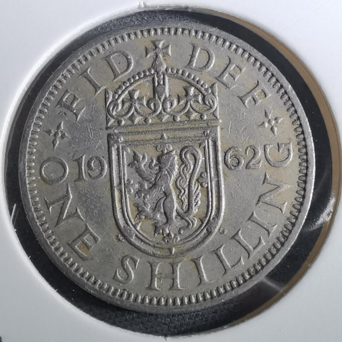 沼泽如烟--第950场 英国1962年1先令