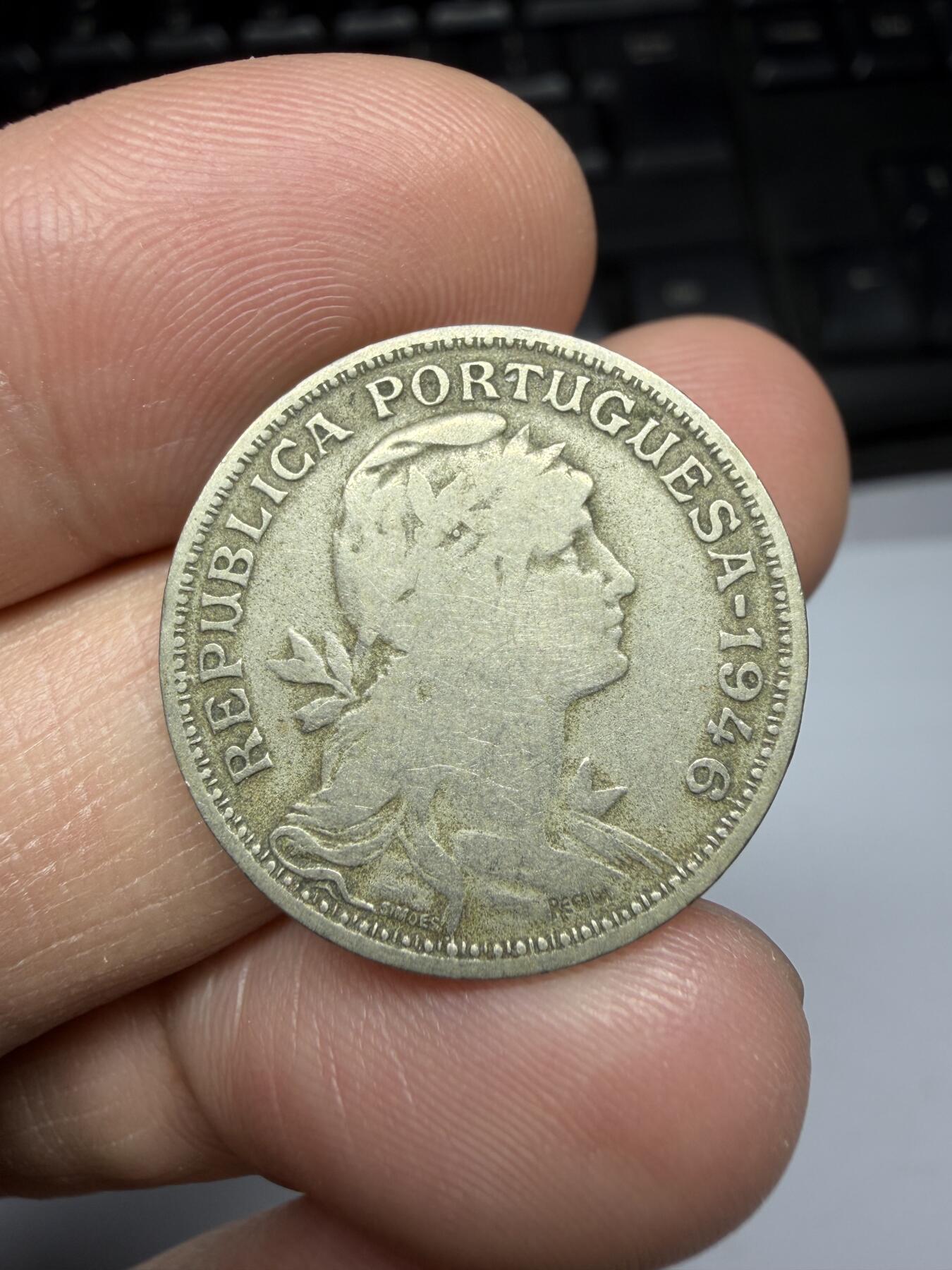 2025年集古藏今外币拍卖第十一期-第7场—（总第297拍），可以寄存60天，满160元包邮。 1946年葡萄牙50分