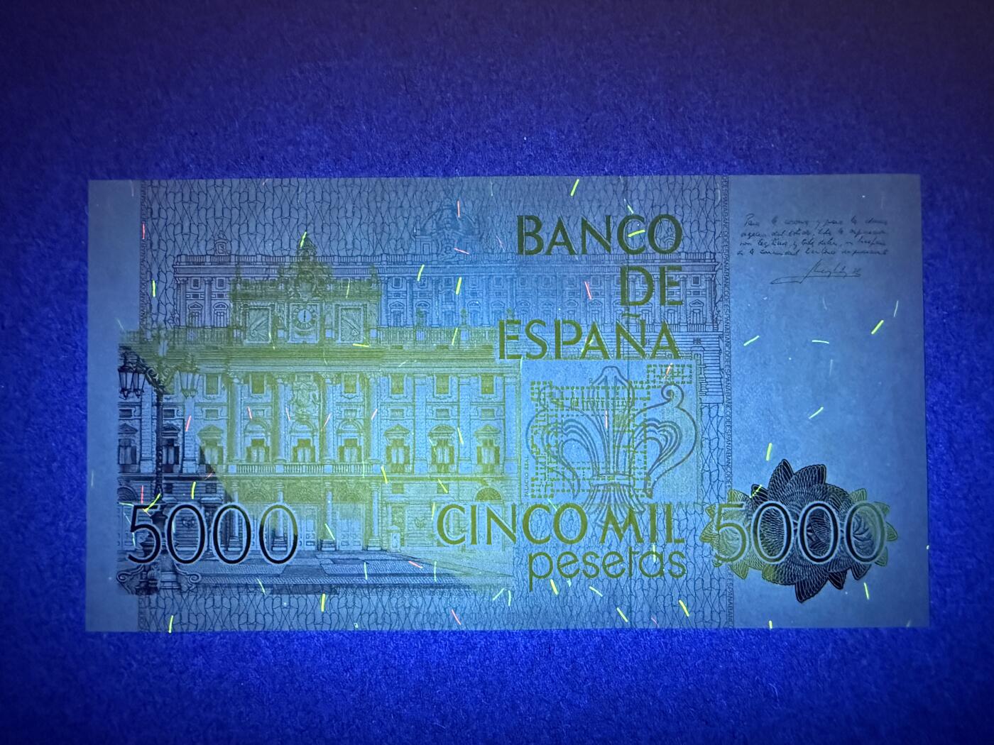 《艾美收藏》第227期-1.3周六外币黄金场-马年首拍 西班牙5000比塞塔 UNC 1979年 西班牙国王卡洛斯一世