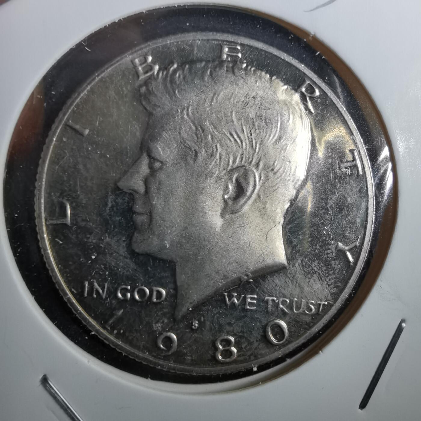 沼泽如烟--第950场 美国1980年半美元精制币