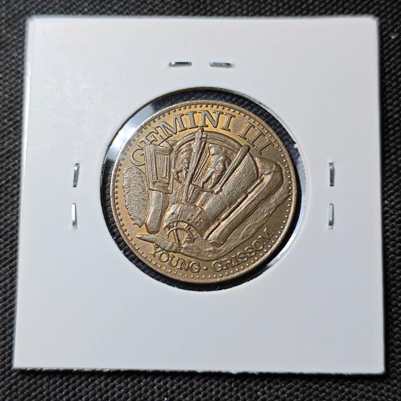 KK钱币收藏小铺  第383期  2月预留时间 周末发货  美国航天纪念铜章