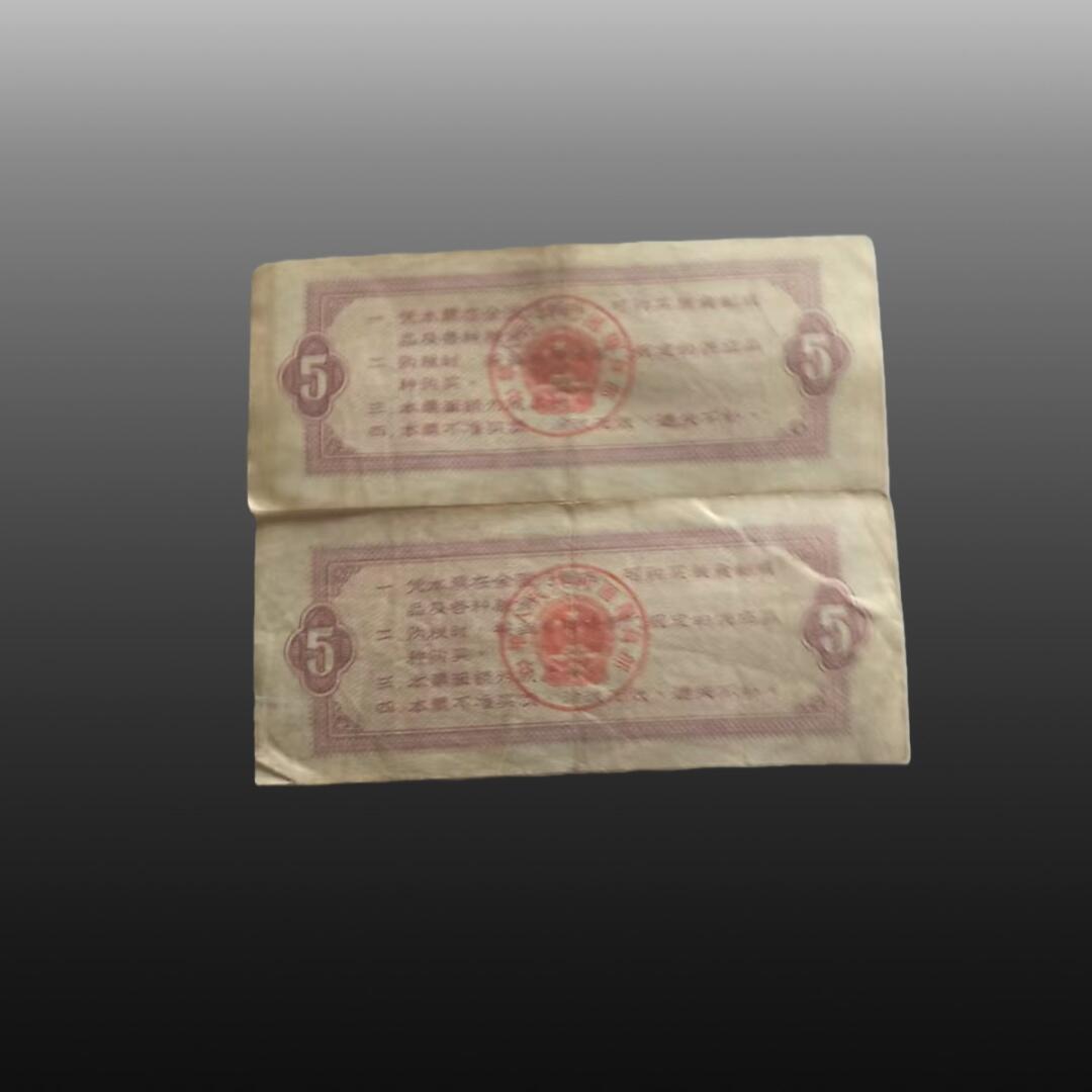 程曦曙光-安欣 65年粮票