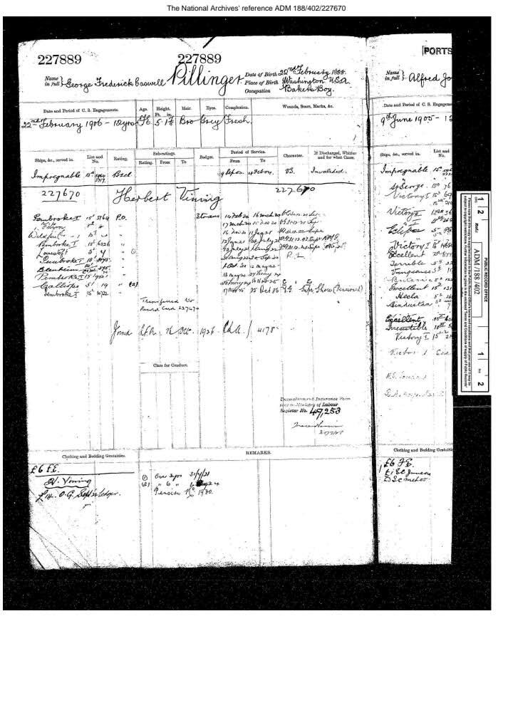 小驴勋章奖章收藏1月2日周五晚六点拍卖（珍爱和平，收藏战争，铭记历史，勿忘国耻，忠党爱国。有偿代拍，送拍规则在简介最后，参拍须阅读规则后再参拍，关系到运费包装发货时效真假辨别等关键信息，拍卖时不再发原图，看大图店主微信码在拍卖店铺介绍里） 乔治五世版英国皇家海军长期服役奖章，银质，打有获得者信息边铭带档案