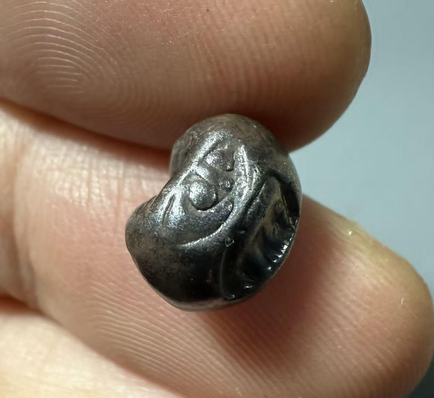 七河·世界币章小拍（总第32期） 稀少！泰国阿瑜陀耶王朝1/4铢银币