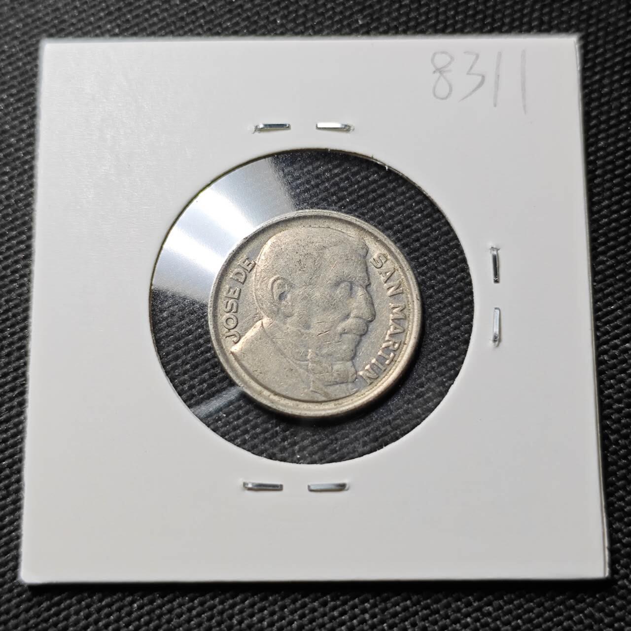 KK钱币收藏小铺  第383期  2月预留时间 周末发货  阿根廷10分纪念币