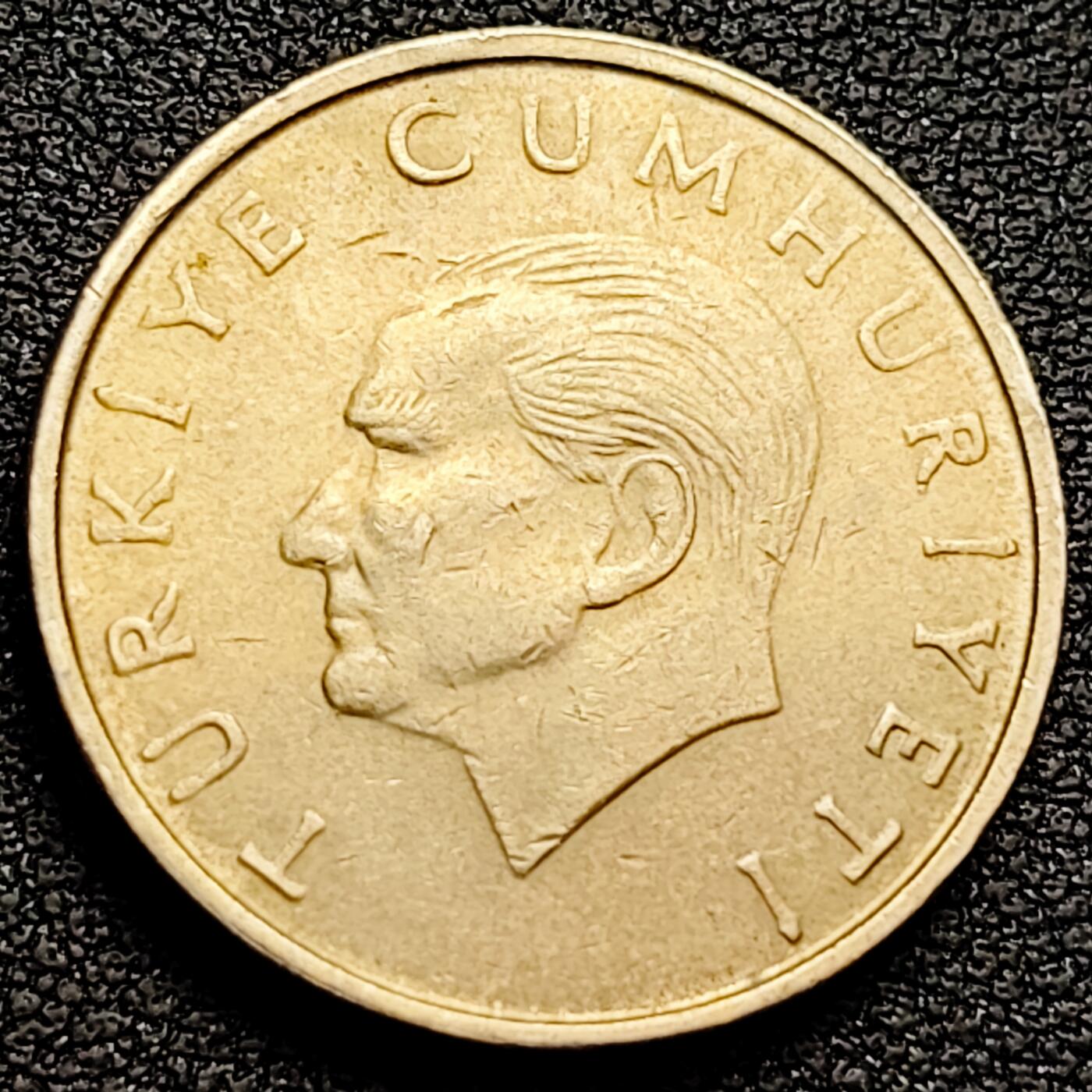 泉币菌-第160场-新年第三场 精品福利场 土耳其10BIN 10000里拉 凯末尔总统头像 直径23.5mm 