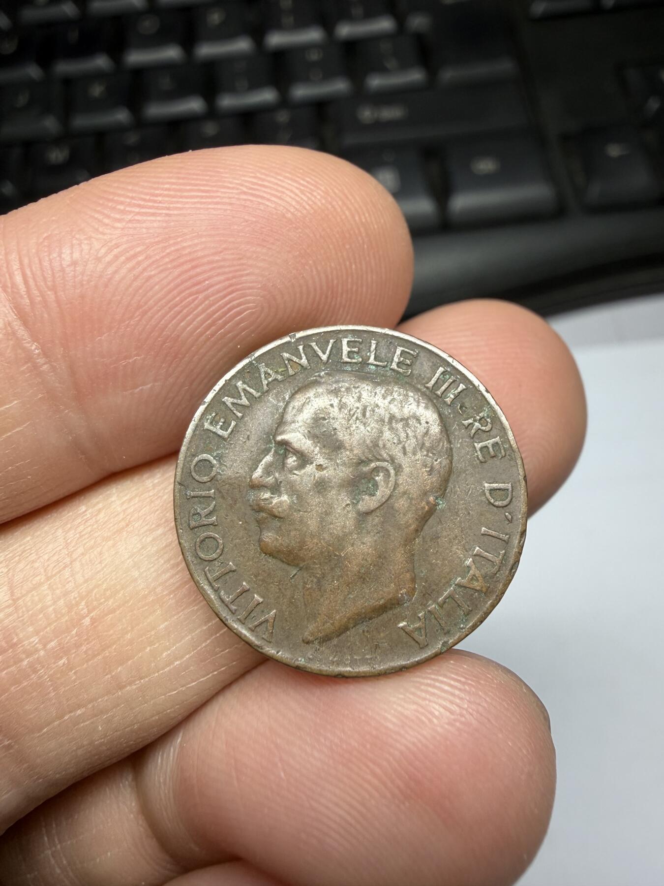 2025年集古藏今外币拍卖第十一期-第7场—（总第297拍），可以寄存60天，满160元包邮。 1933年意大利5分，轻微不平