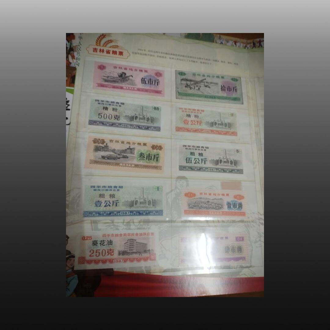 程曦曙光-安欣 粮票整本100张