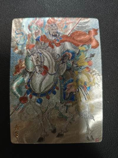 天玑星卡拍第157期《1.5周一截拍》持续收拍收评中 满赠卡需备注 - 【亲签卡】苍海承风文创 满江红 艺术家系列 岳飞 王湧喆 亲签卡 粗闪