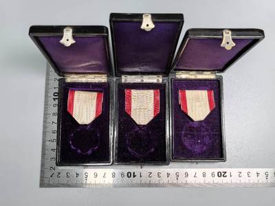 小驴勋章奖章收藏1月2日周五晚六点拍卖（珍爱和平，收藏战争，铭记历史，勿忘国耻，忠党爱国。有偿代拍，送拍规则在简介最后，参拍须阅读规则后再参拍，关系到运费包装发货时效真假辨别等关键信息，拍卖时不再发原图，看大图店主微信码在拍卖店铺介绍里） - 白叶盒子一组