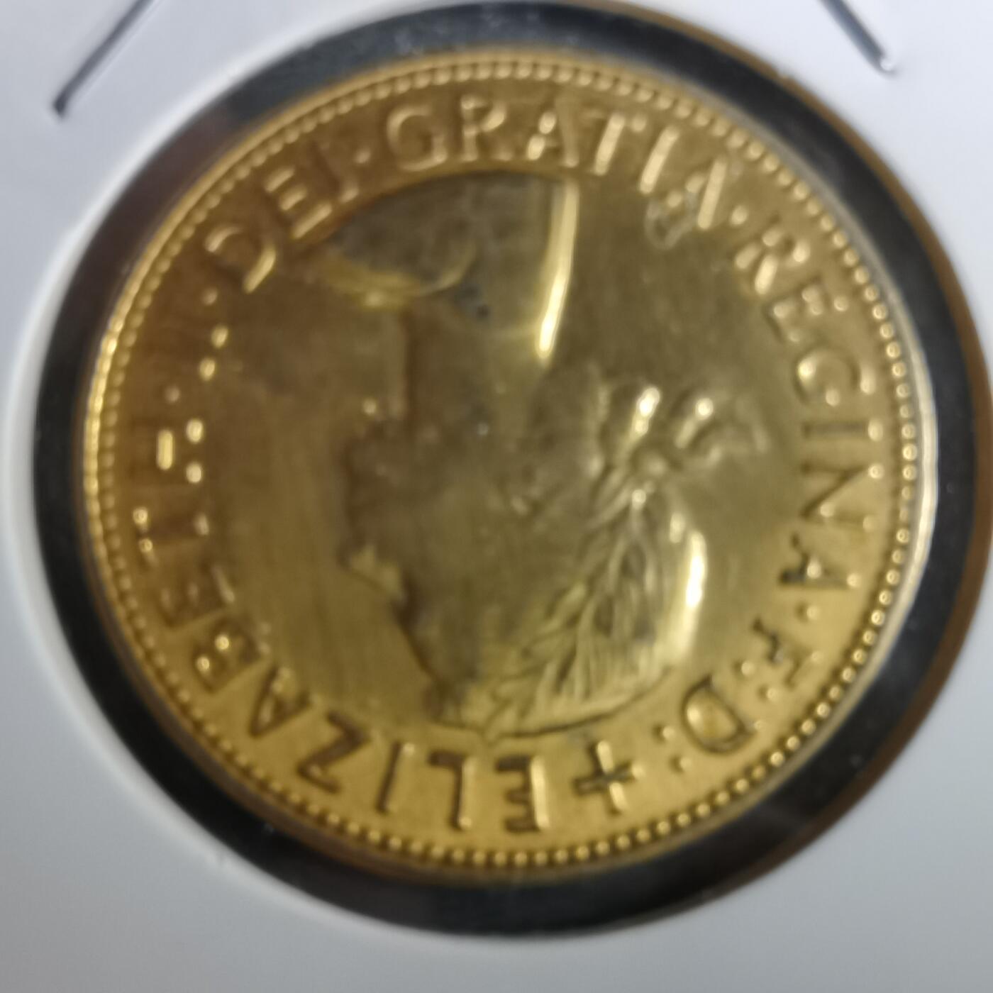 沼泽如烟--第950场 英国1967年1便士镀金