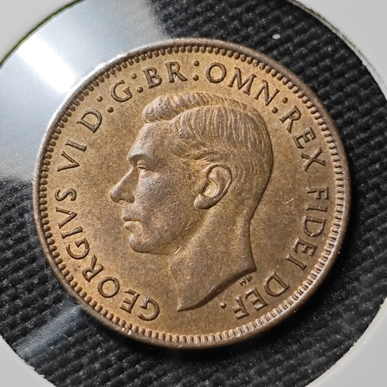 KK钱币收藏小铺  第383期  2月预留时间 周末发货  1949英国1法新