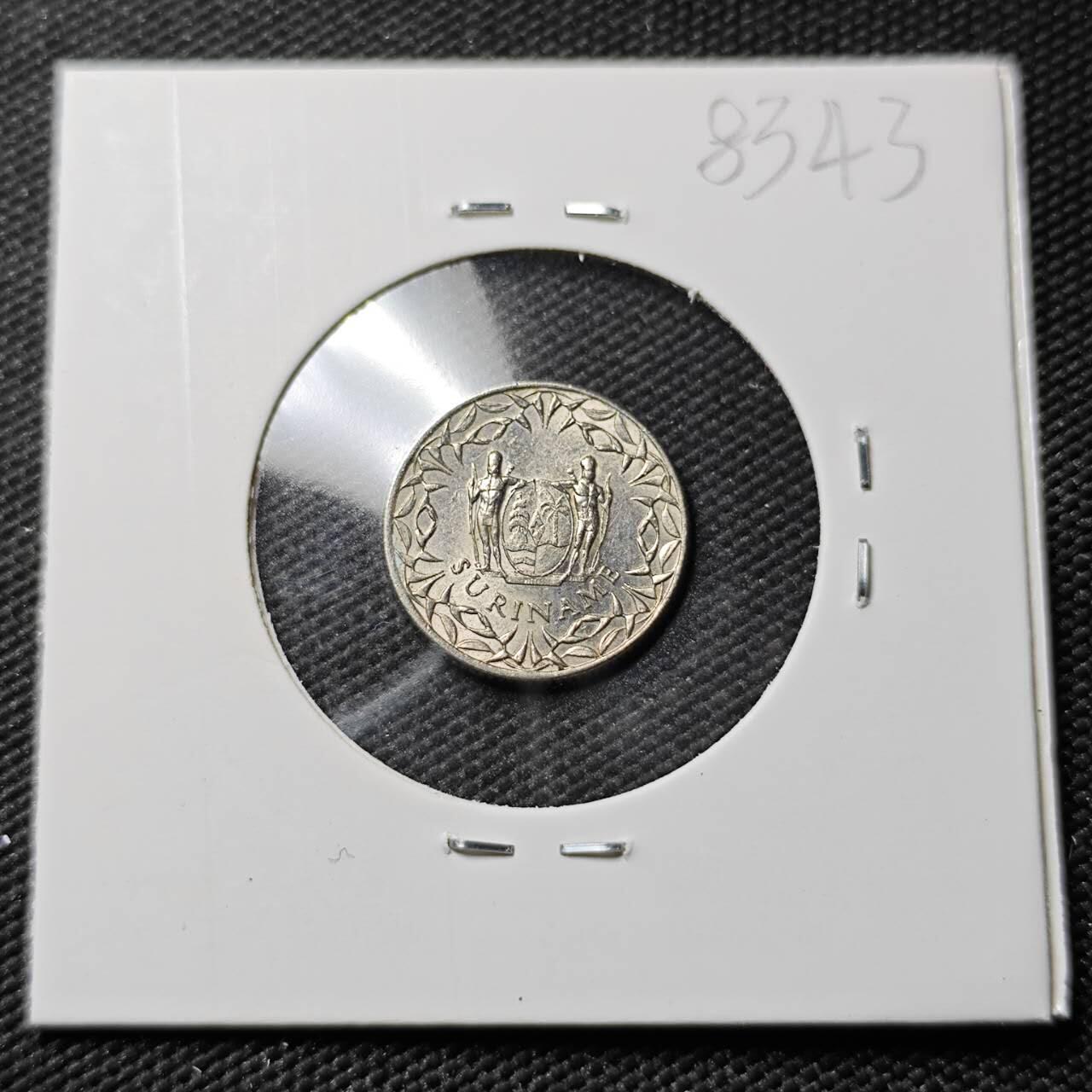 KK钱币收藏小铺  第383期  2月预留时间 周末发货  1972苏里南10分