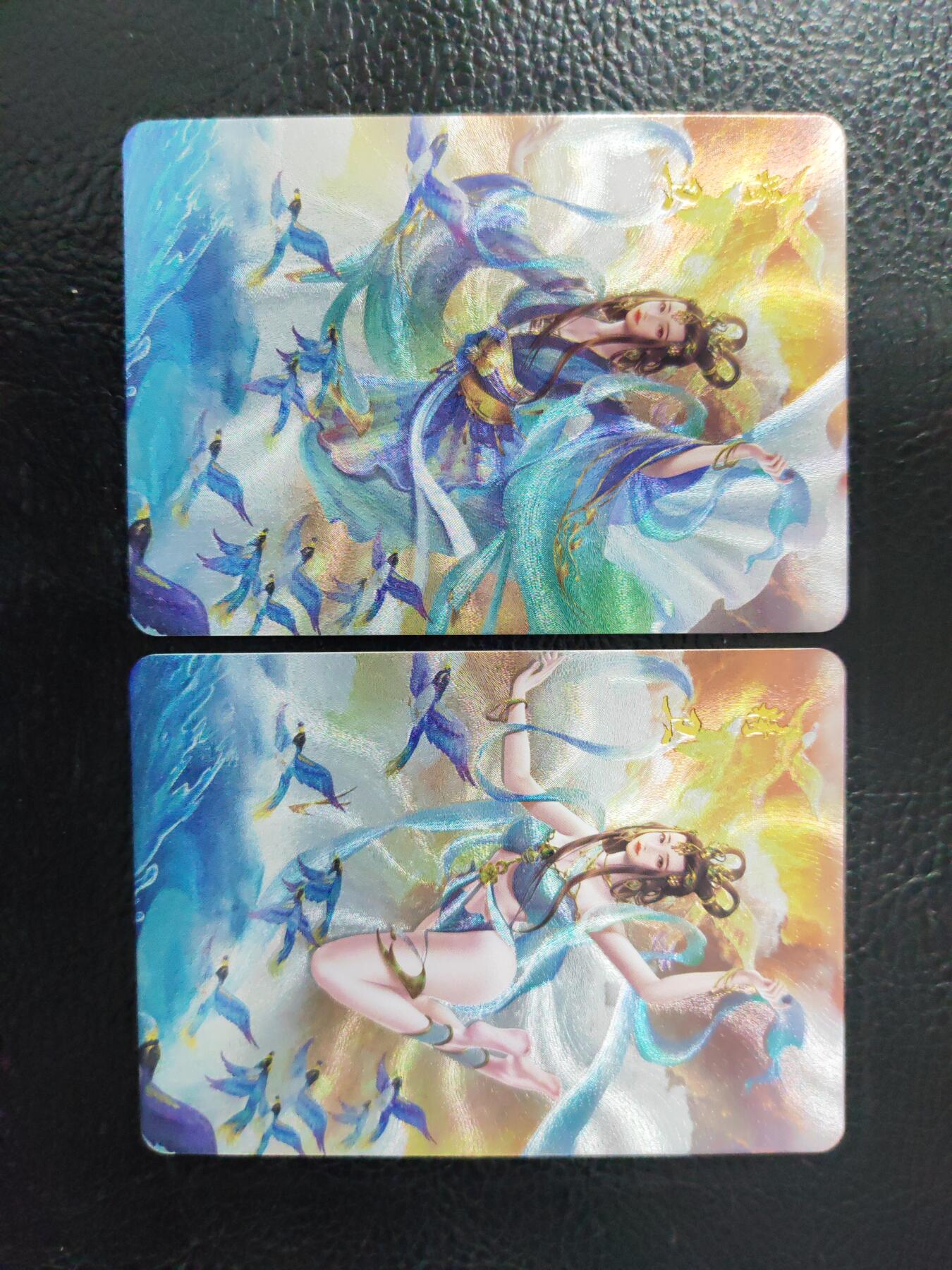 阳大大卡牌拍卖第90期（持续收拍品，周五晚上九点截拍，进群福利早知道） 【清凉】宁缺卡牌 神话传说 精卫+何仙姑+碧霞元君+天女 清凉双服饰8张