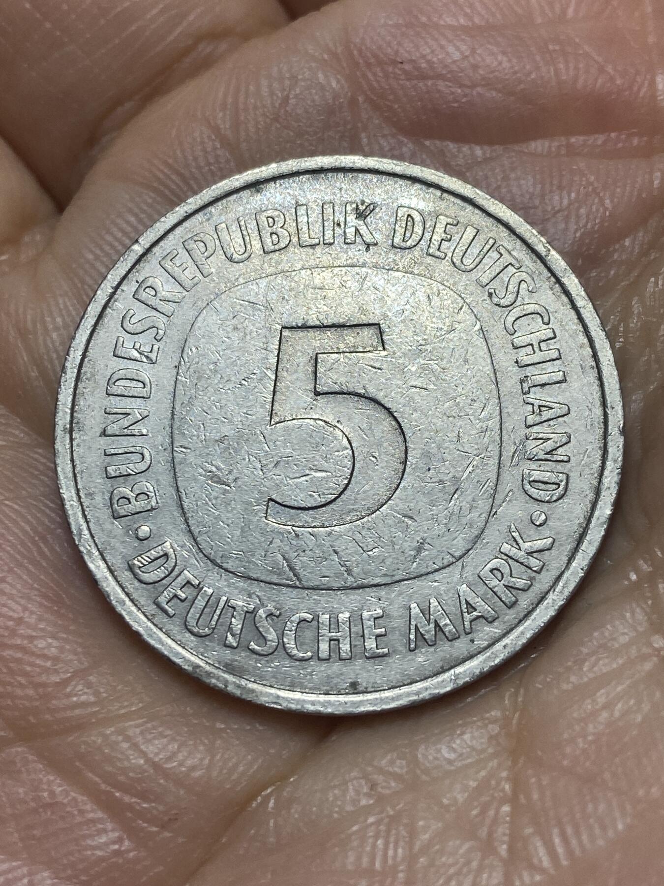 2026年第二场(总第一百七十一场）外国好品散币场(免佣金) 德国🇩🇪1976年5德国马克(F标，斯图加特造)