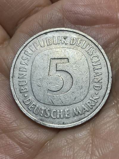 2026年第二场(总第一百七十一场）外国好品散币场(免佣金) - 德国🇩🇪1976年5德国马克(F标，斯图加特造)