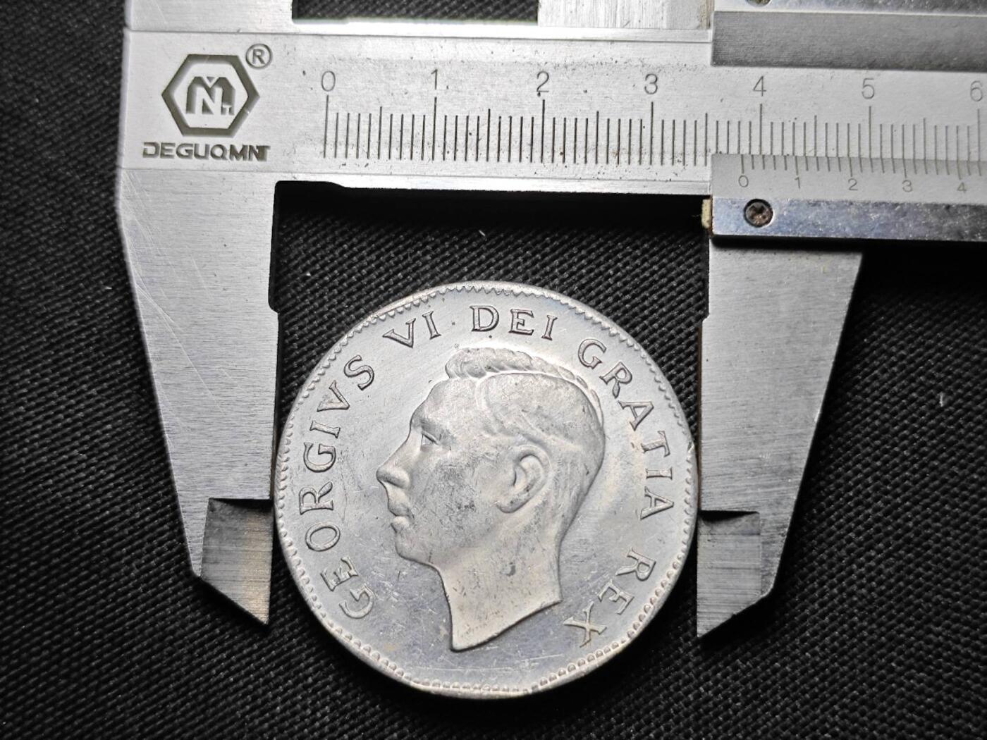 KK钱币收藏小铺 《套币 好品/批量散币专场》  2月预留时间 周末发货  1951加拿大5分 纪念铝章