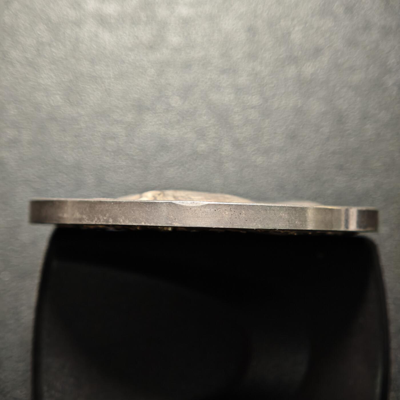 【德藏】世界币章拍卖第160期 1903年 德国普鲁士国王威廉一世和萨克森·魏玛·艾森纳赫公主奥古斯塔结婚纪念大银章 浮雕感极强 直径约：50.9mm；重约：60.4g