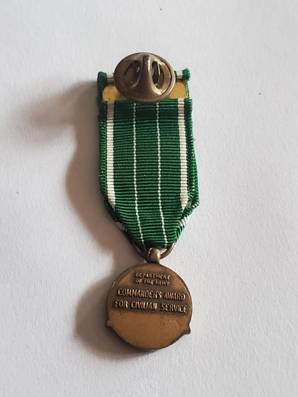 韵星假日拍卖第三十五期 -- Rimey Holidays Auction 34 美国陆军文职服务人员嘉奖奖章mini