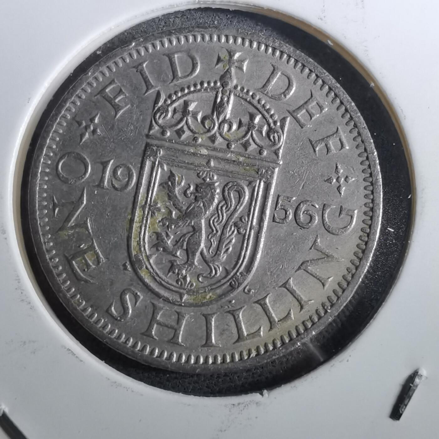 沼泽如烟--第950场 英国1956年1先令