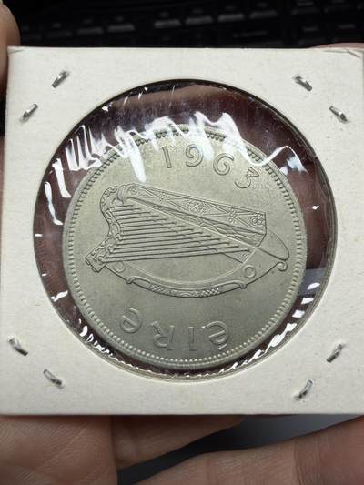 2025年集古藏今外币拍卖第十一期-第7场—（总第297拍），可以寄存60天，满160元包邮。 1963年爱尔兰1/2克朗