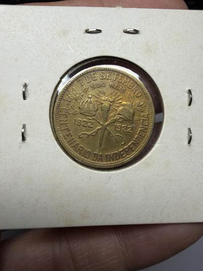 2025年集古藏今外币拍卖第十一期-第7场—（总第297拍），可以寄存60天，满160元包邮。 1922年巴西500瑞斯