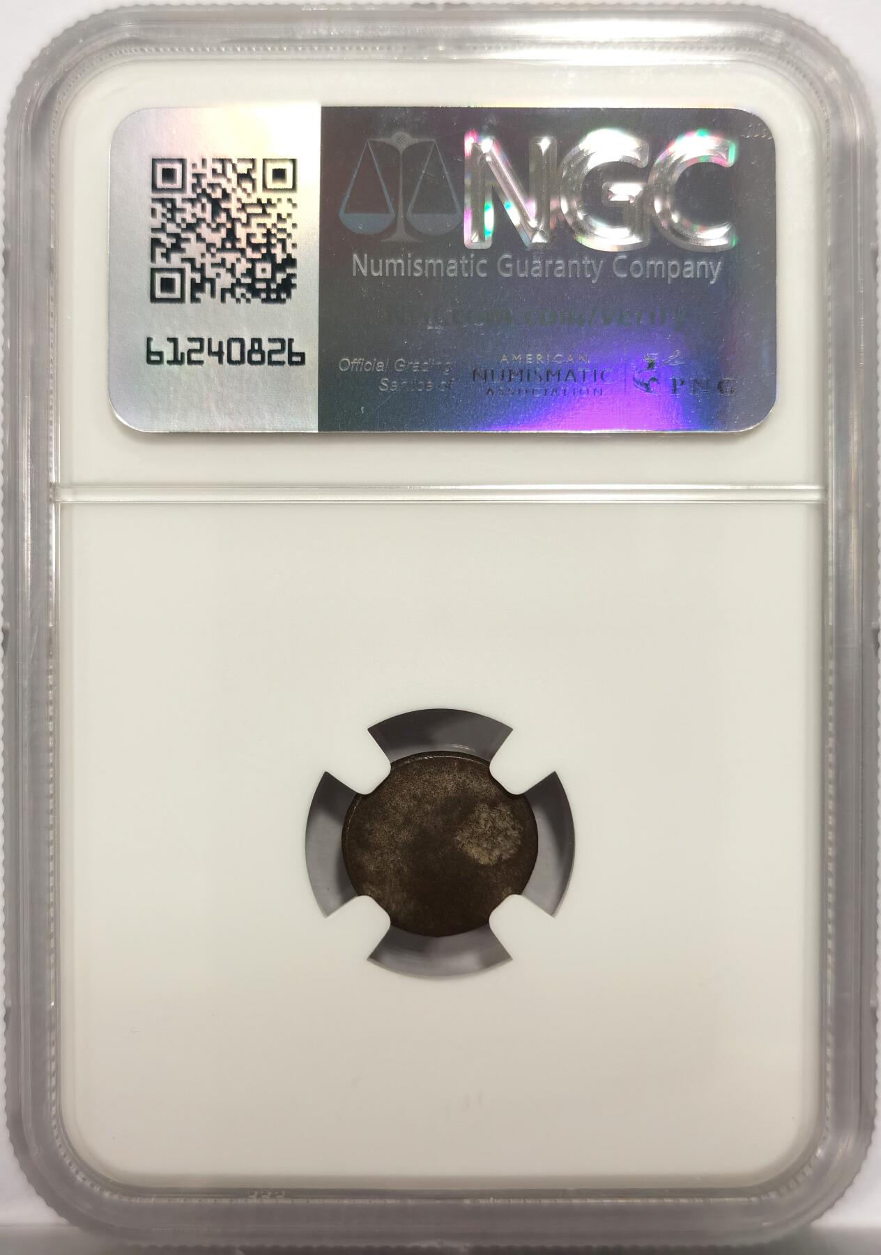 博洋堂“岁启嘉年”2026新年精品大拍专场暨第155期（全场包邮） NGC AU55 柬埔寨1600-1860年神鸟2PE银币，原光淡彩，打制上佳。