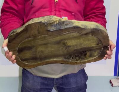 零元拍： 1231-3金丝楠 茶盘，尺寸约515/240/290/厚40MM，满果香，满金丝满水波，未上漆上蜡。重量约4.5公斤