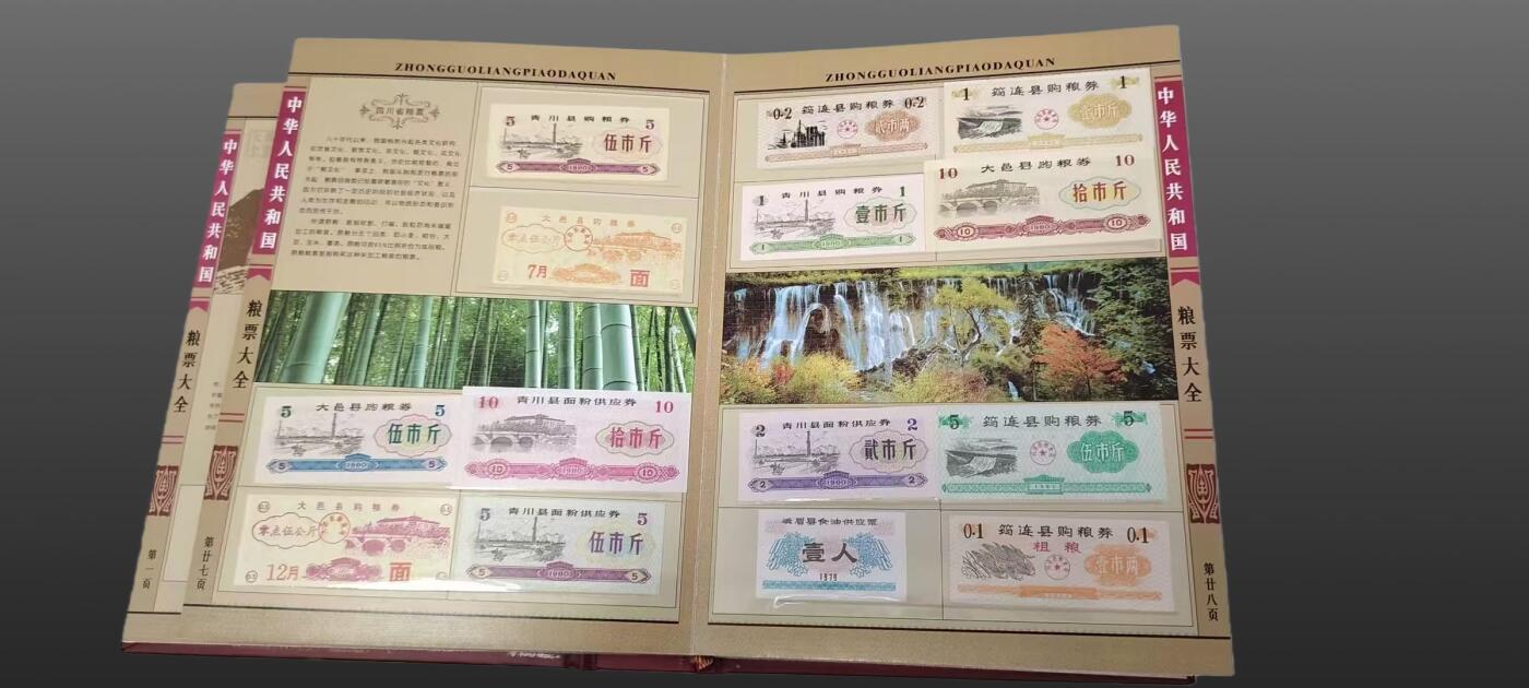 程曦曙光-安欣 全国通用粮票套本一整套