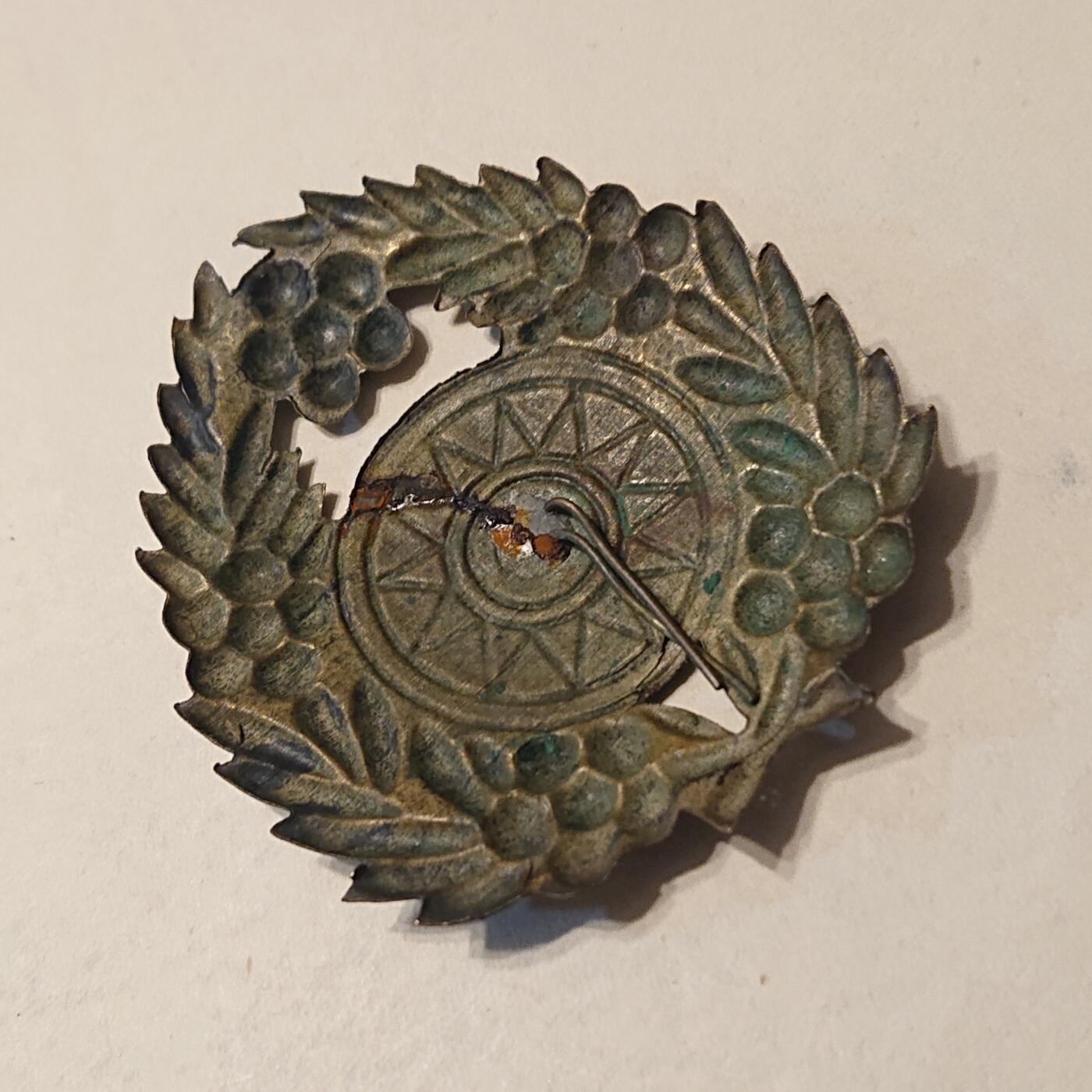 【第肆場】近代勋奖章徽章服饰杂项专场 民国 珐琅彩全品帽徽