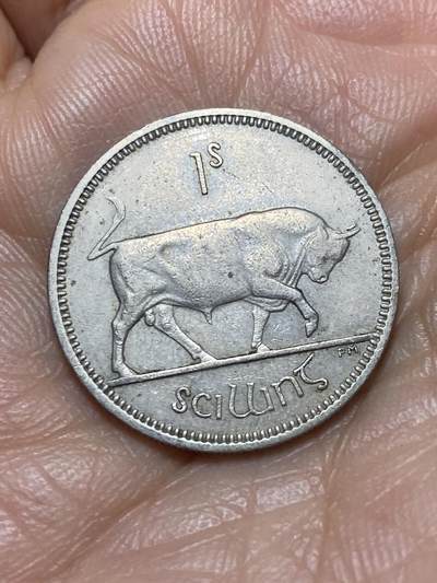 2026年第三场(总第一百七十二场）外国好品散币场(免佣金) - 爱尔兰🇮🇪1963年1先令(共和国时期第一套第二版)