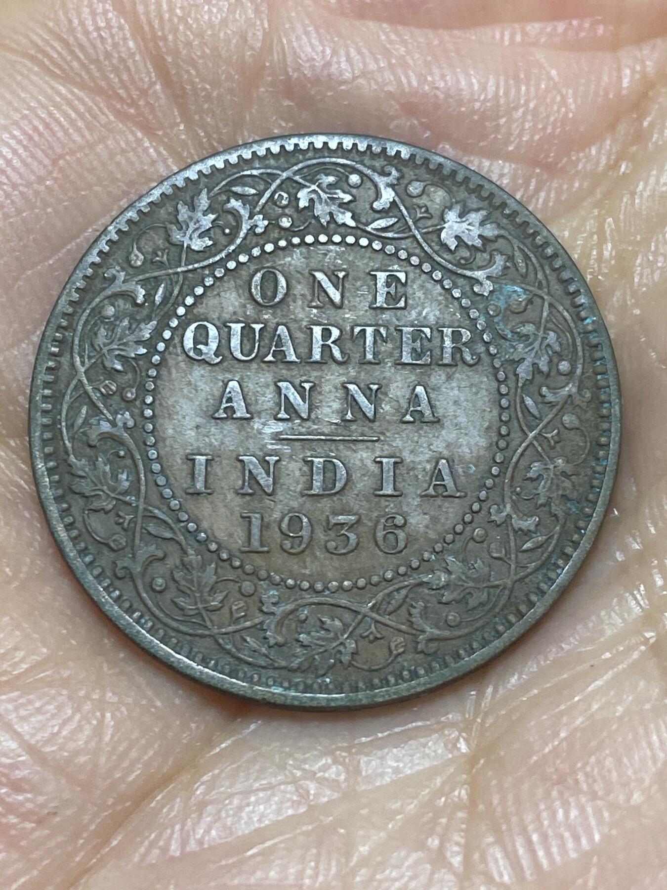 2026年第三场(总第一百七十二场）外国好品散币场(免佣金) 英属印度1936年1/4安娜(乔治五世时期，c版加尔各答造)