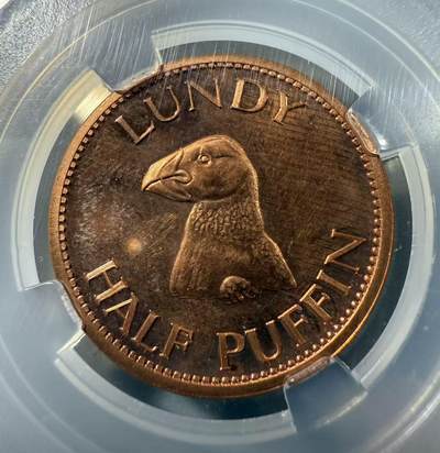 七河·世界币章小拍（总第32期） - 伦迪岛海鹦1/2蒲芬token