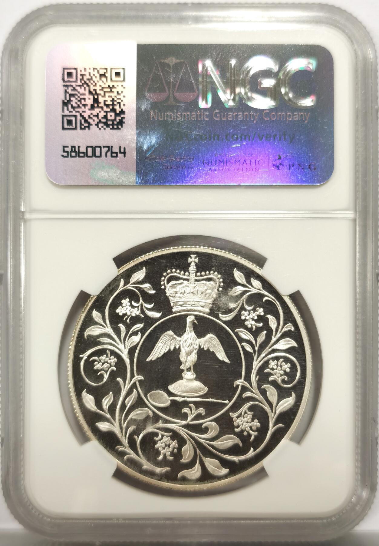 博洋堂“岁启嘉年”2026新年精品大拍专场暨第155期（全场包邮） NGC PF69UC 英国1977年伊丽莎白女王登基25周年精制银币 带原盒证书