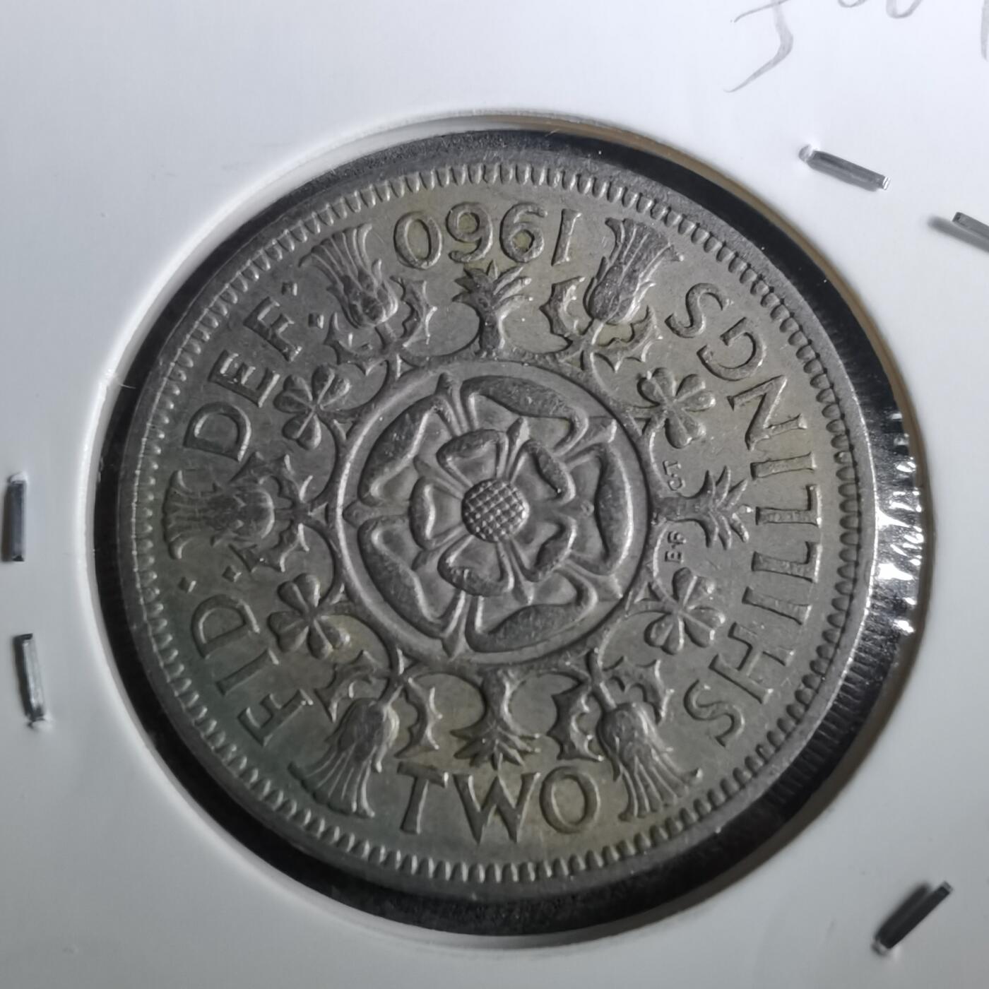 沼泽如烟--第950场 英国1960年2先令