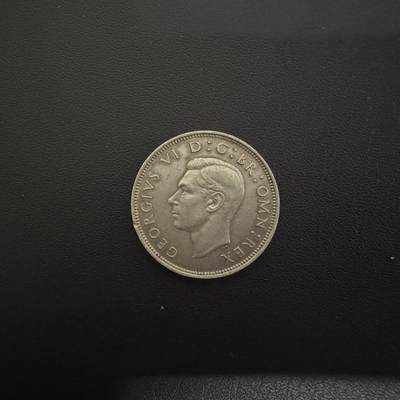 【铜匠收藏】★第135加场★客户代拍 银币场。不寄存，150包邮。不满150元，支付5元运费。《接受代拍 代送NGC评级》 - 英国1940年乔六2先令银币 50%银 不太常见的年份