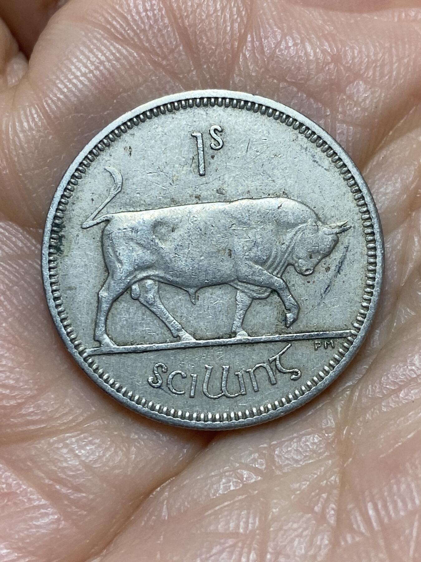 2026年第三场(总第一百七十二场）外国好品散币场(免佣金) 爱尔兰🇮🇪1966年1先令(共和国时期第一套第二版)