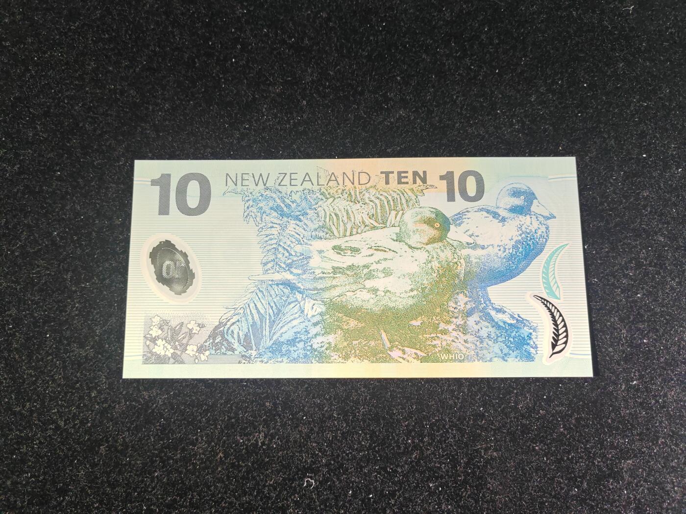 新西兰 2006年 10元 塑料钞 无4 全新UNC