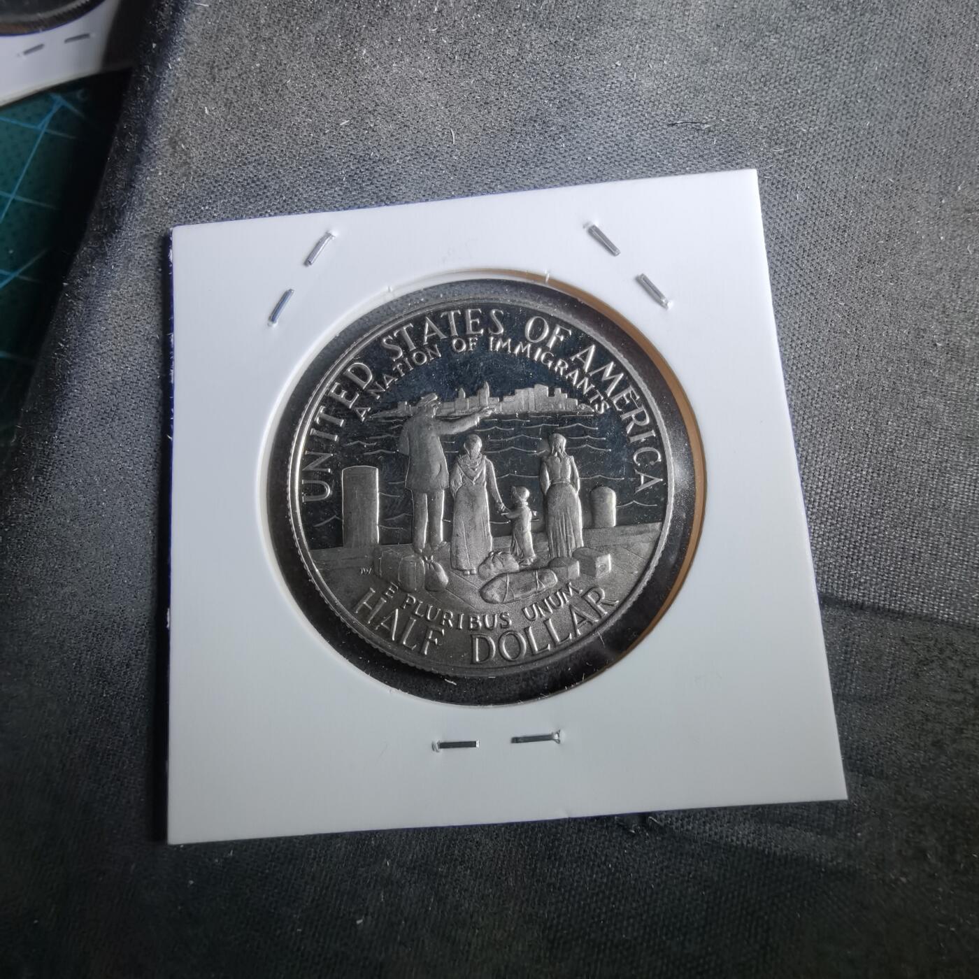 沼泽如烟--第950场 美国1986年半美元精制币纪念币