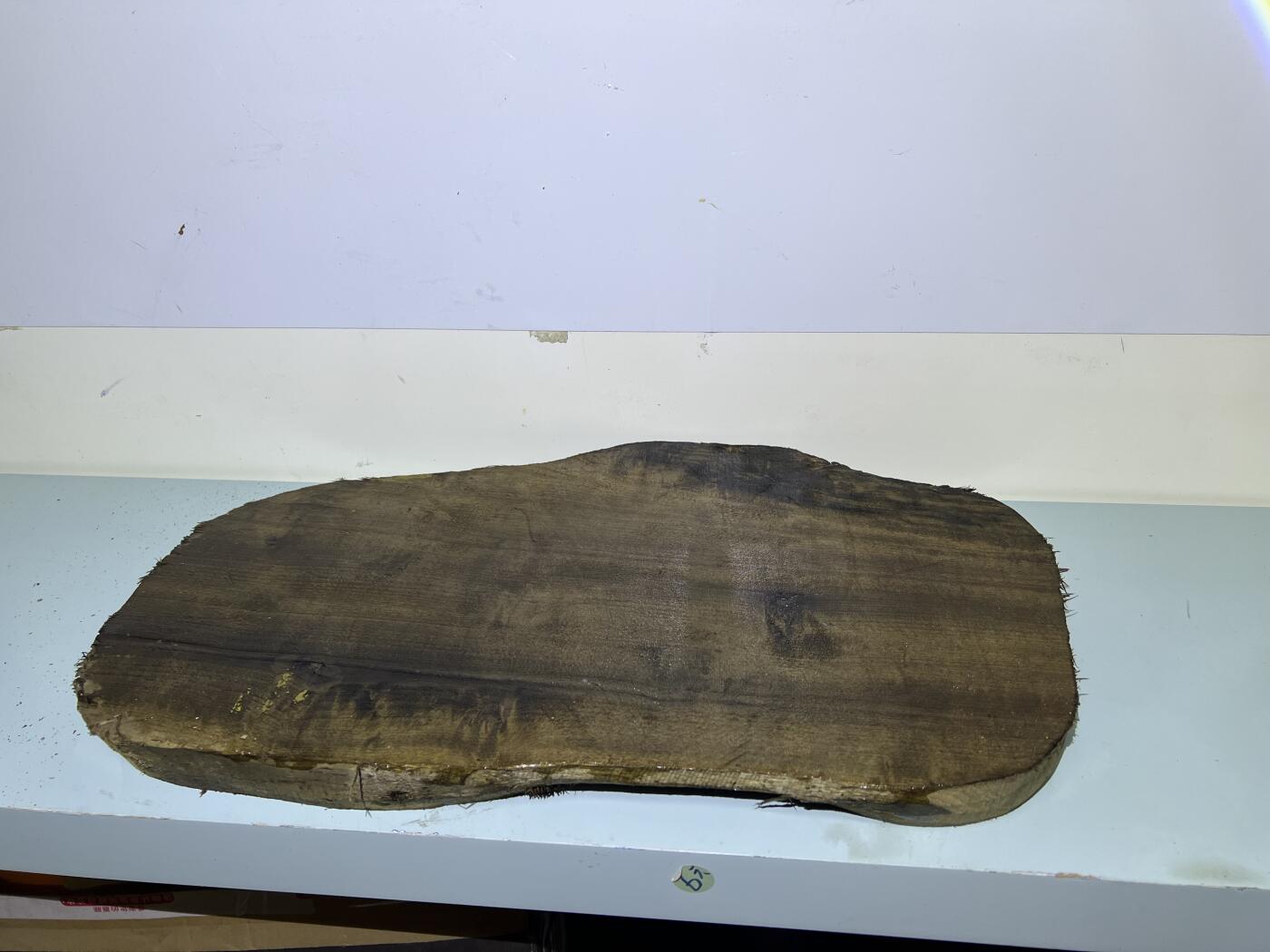 零元拍： 1231-3金丝楠 茶盘，尺寸约515/240/290/厚40MM，满果香，满金丝满水波，未上漆上蜡。重量约4.5公斤