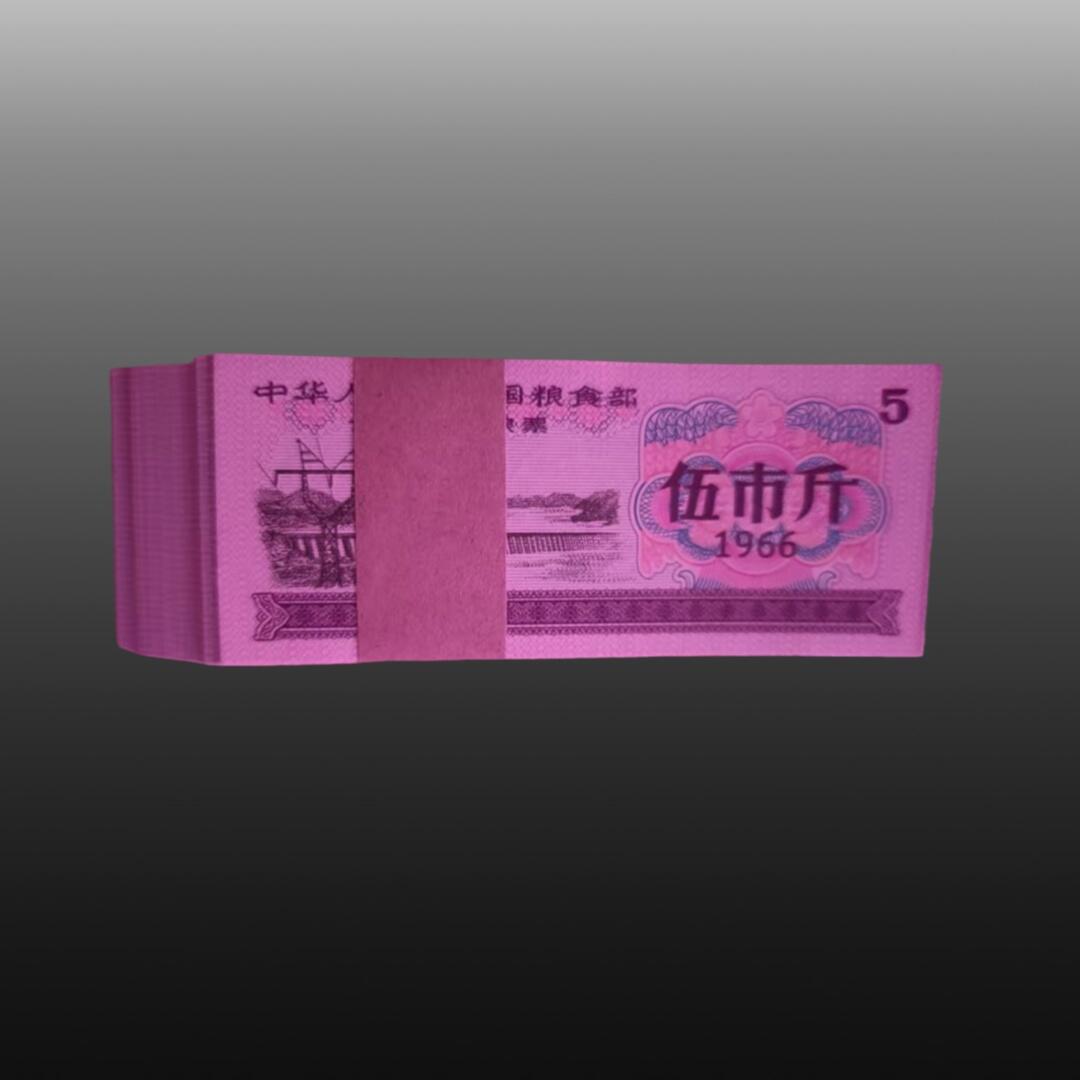 程曦曙光-安欣 五斤粮票一百张（1966）